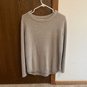 Pink Clover Women's Beige Crew Neck Sweater